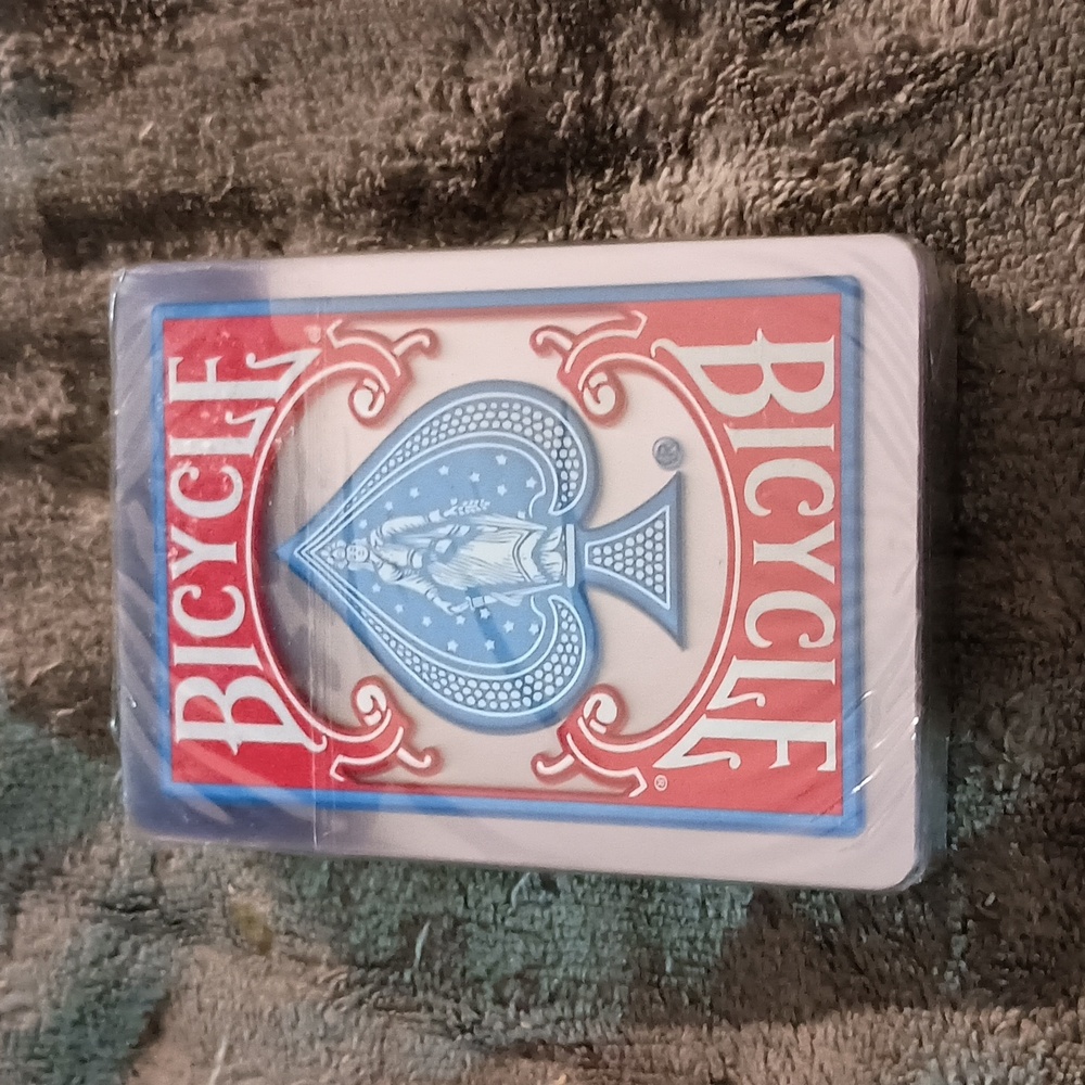 Vintage Bicycle Clear Playing Cards